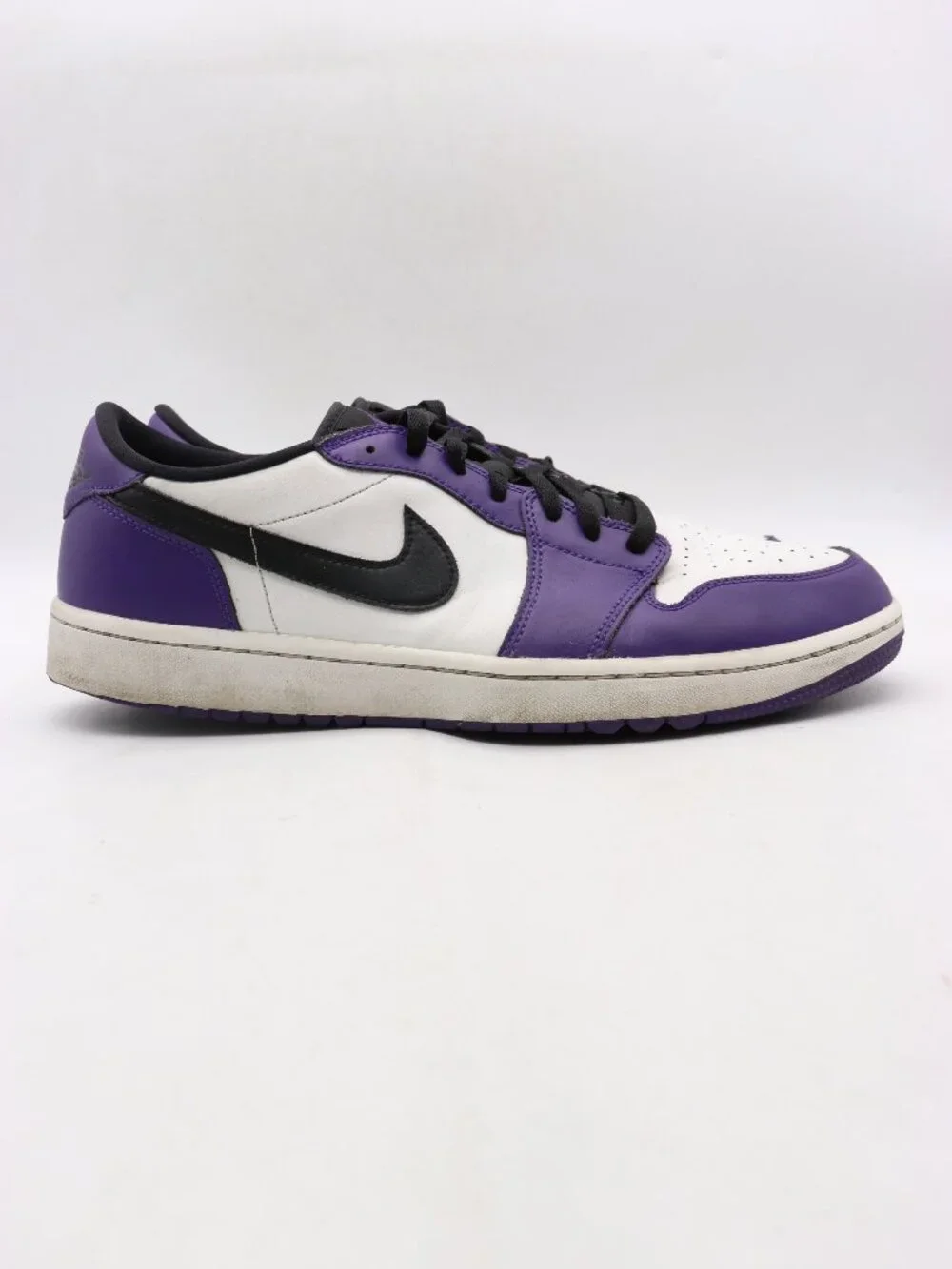 Nike Air Jordan 1 Low Me'n Size 14  Golf White Court Purple Sneakers DD9315-105